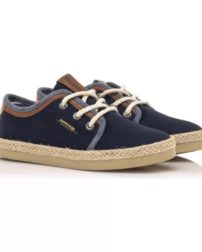 Boy MTNG Boat Shoes-Boy Boat Shoes Mocasines Y Nauticos Mustang Marino