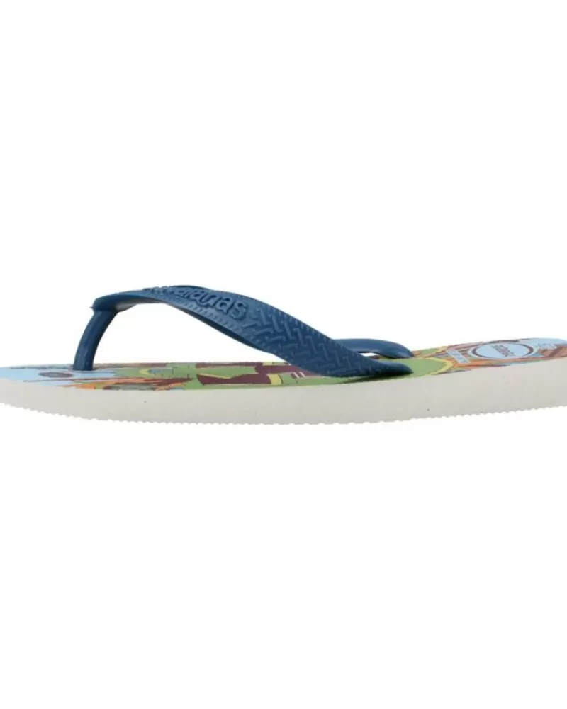 Boy HAVAIANAS Flip Flops-Boy Flip Flops Kids Minecraft Azul