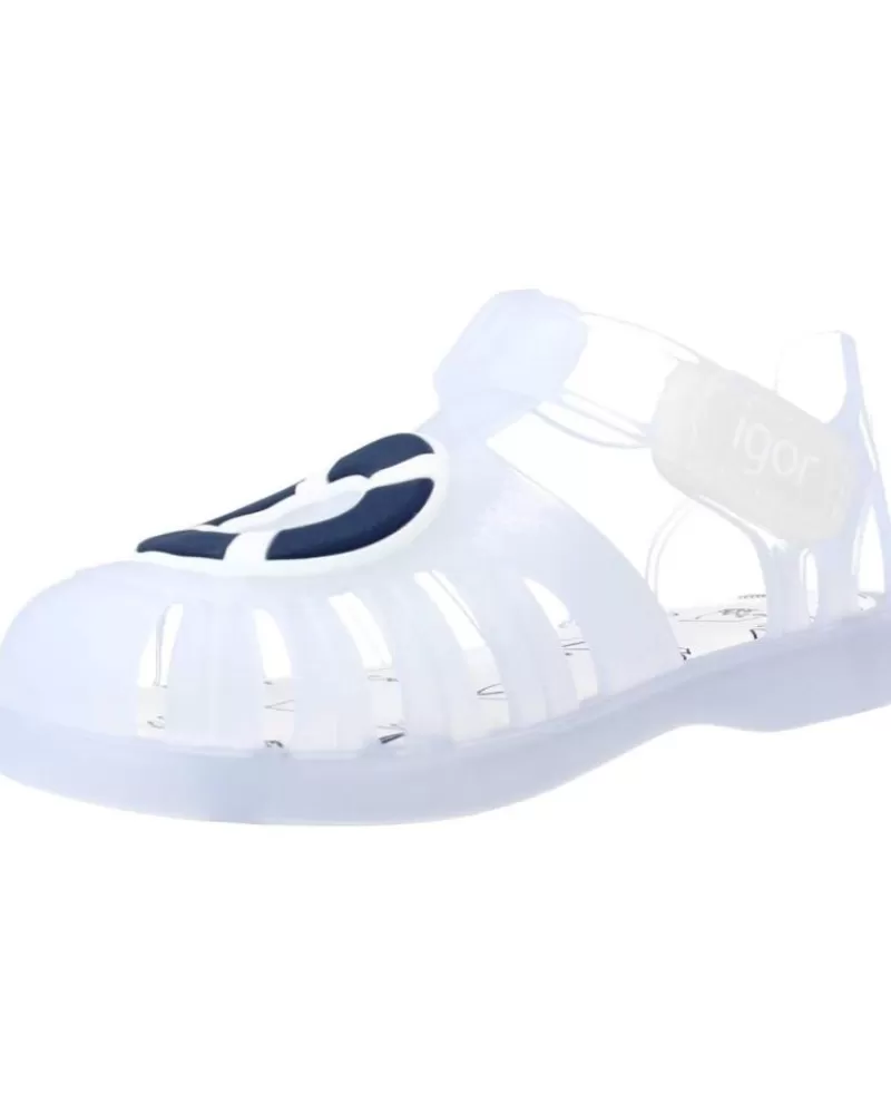 Boy IGOR Sandals-Boy Flip Flops S10249 Blanco