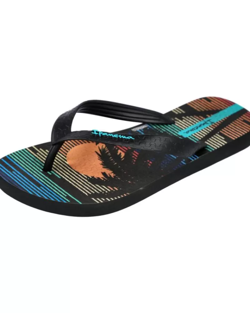 Boy IPANEMA Flip Flops-Boy Flip Flops 83348 Temas Xi Kids Chanclas Ni Negro
