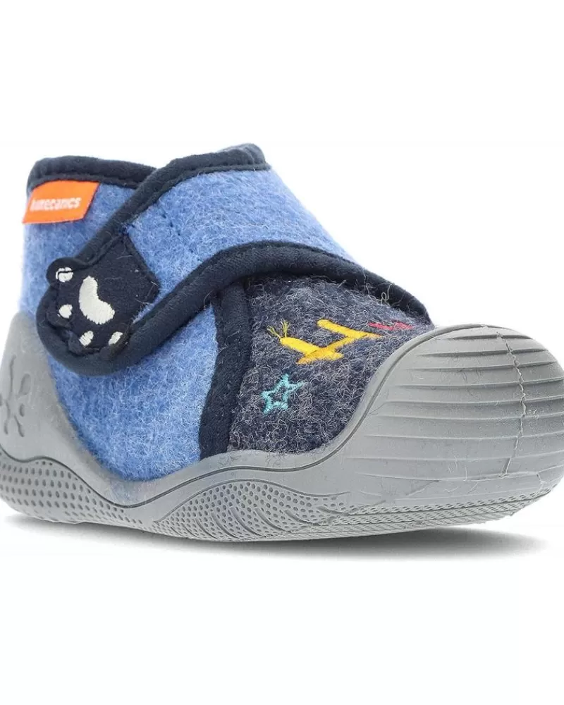 Boy BIOMECANICS House Slipers-Boy House Slipers Pantuflas Bebe Biohome 221292-A Marino