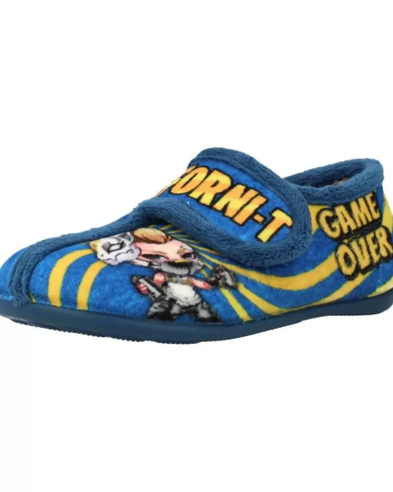 Boy CHISPAS House Slipers-Boy House Slipers 65620021 Azul