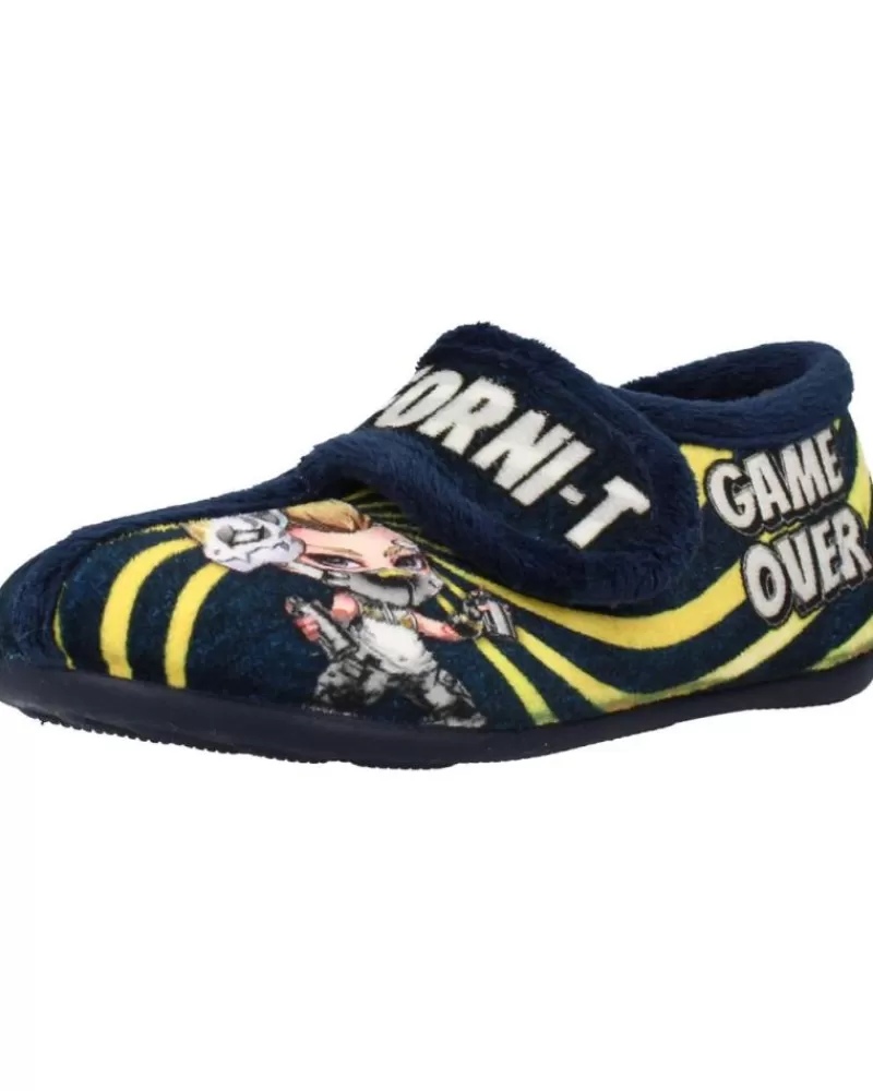 Boy CHISPAS House Slipers-Boy House Slipers 65620021 Azul