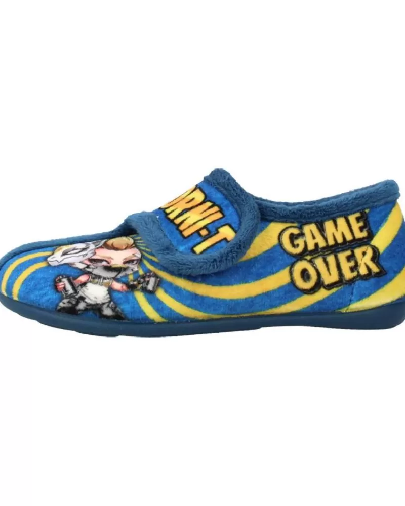 Boy CHISPAS House Slipers-Boy House Slipers 65620021 Azul