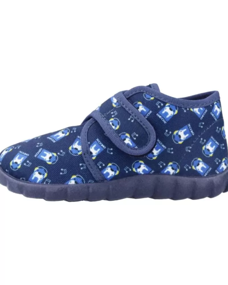 Boy GEOX House Slipers-Boy House Slipers B Zyzie Boy Azul