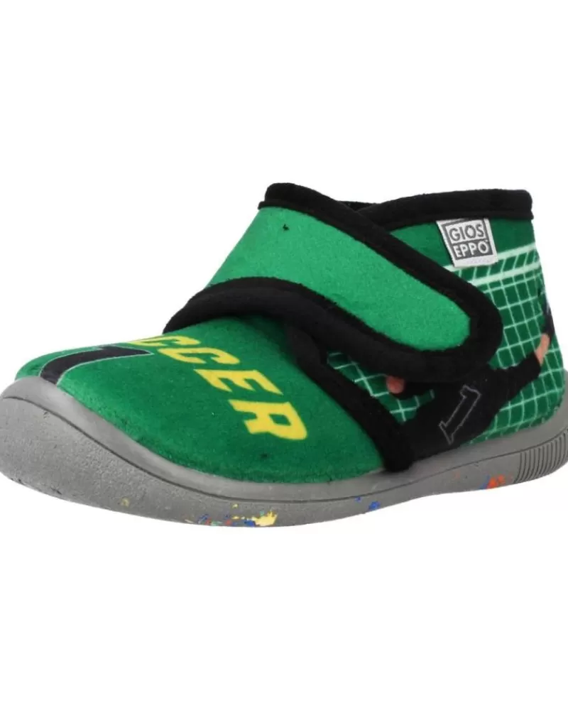 Boy GIOSEPPO House Slipers-Boy House Slipers 64271G Verde