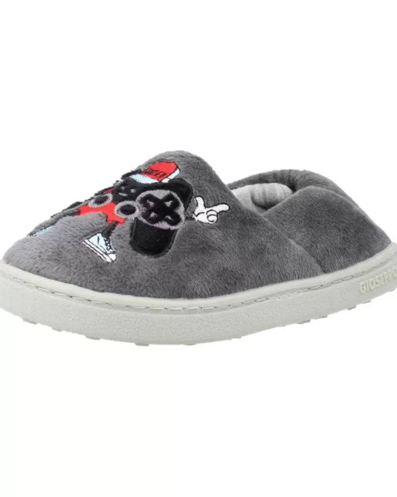 Boy GIOSEPPO House Slipers-Boy House Slipers 67685G Gris