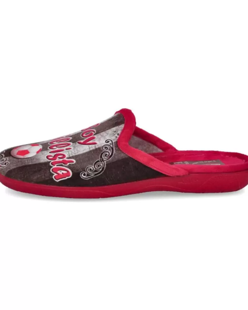 Boy L&R SHOES House Slipers-Boy House Slipers L&R Shoes Lr Shoes 60-C12 Zapatillas De Casa Nin Rojo
