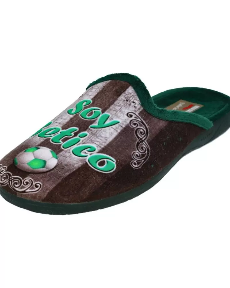 Boy L&R SHOES House Slipers-Boy House Slipers L&R Shoes Lr Shoes 60-C13 Zapatillas De Casa Nin Verde