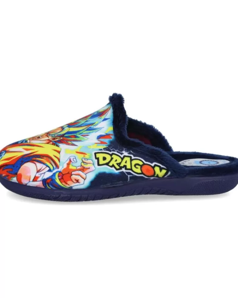Boy L&R SHOES House Slipers-Boy House Slipers L&R Shoes Lr Shoes 6670 Zapatillas De Casa Nino Azul