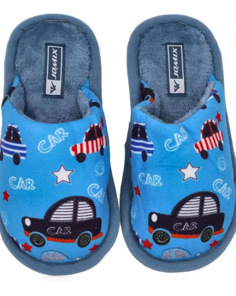 Boy L&R SHOES House Slipers-Boy House Slipers L&R Shoes Lr Shoes Mb7251 Zapatillas De Casa Nin Azulon