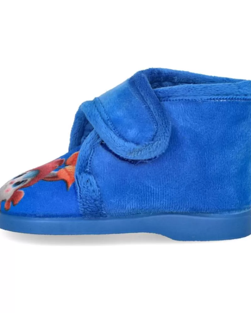 Boy L&R SHOES House Slipers-Boy House Slipers L&R Shoes Lr Shoes Md100-5 Zapatillas De Casa Be Azul