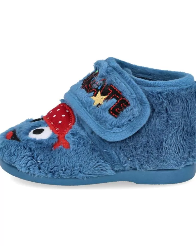Boy VUL-LADI House Slipers-Boy House Slipers 5109-123 Zapatillas De Casa Ni Azul