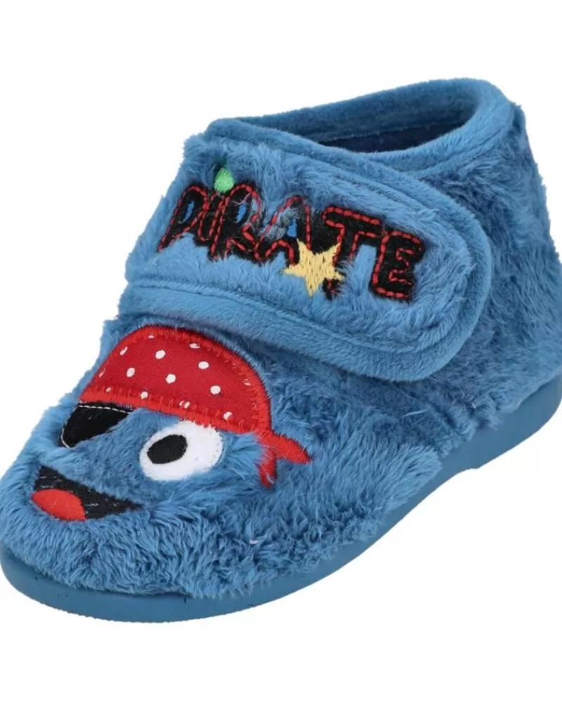 Boy VUL-LADI House Slipers-Boy House Slipers 5109-123 Zapatillas De Casa Ni Azul