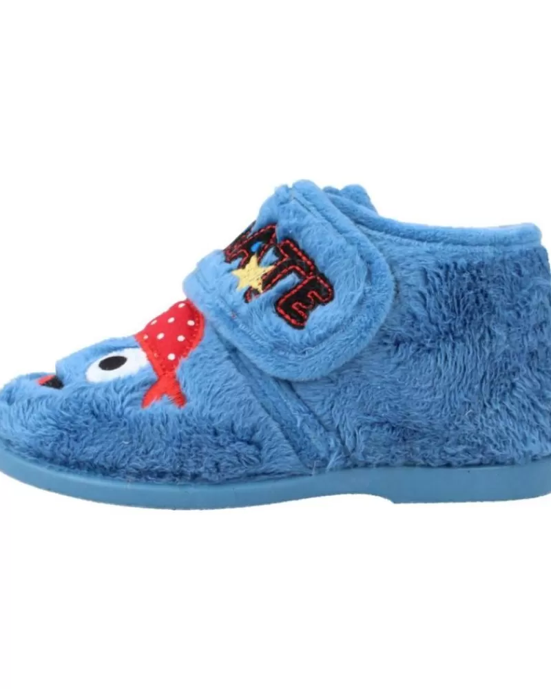 Boy VUL-LADI House Slipers-Boy House Slipers 5109 123 Azul