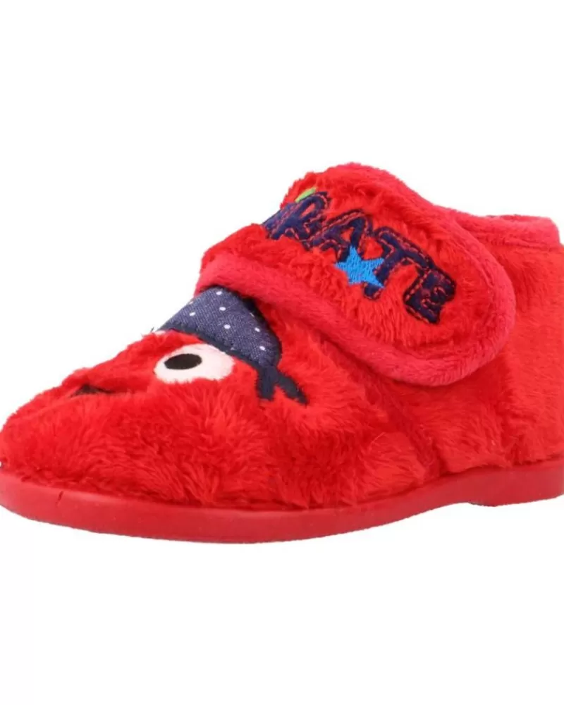 Boy VUL-LADI House Slipers-Boy House Slipers 5109 123 Rojo