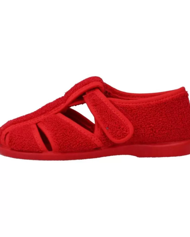 Boy VUL-LADI House Slipers-Boy House Slipers 5170 052 Rojo