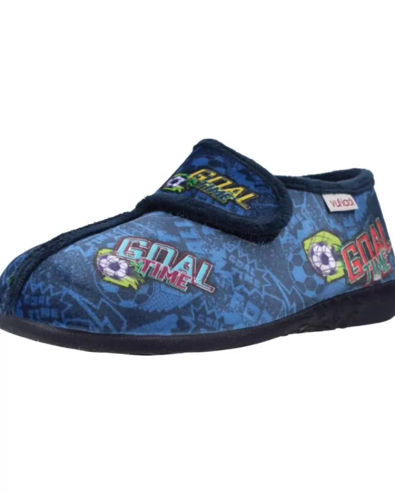 Boy VUL-LADI House Slipers-Boy House Slipers 5227 140 Azul