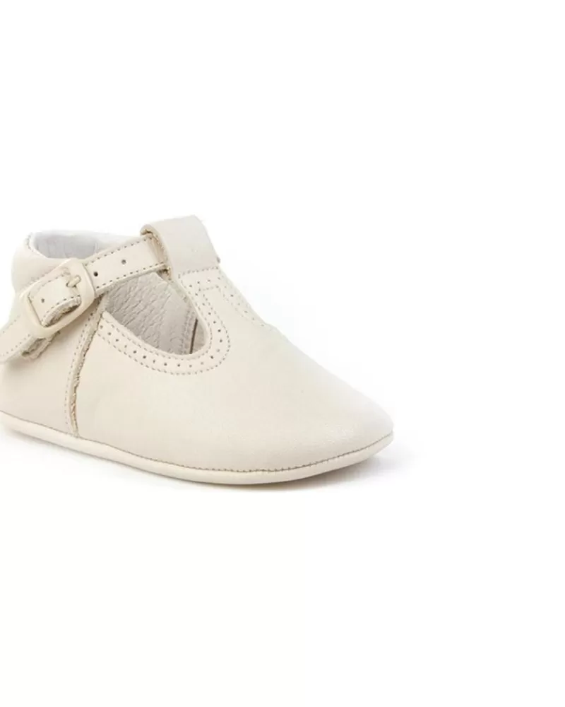 Boy ANGELITOS Infant-Boy Infant Zapato Patuco Piel 247 Beige