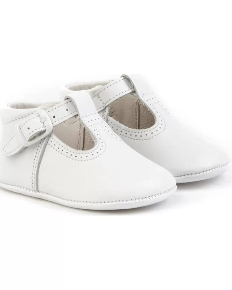 Boy ANGELITOS Infant-Boy Infant Zapato Patuco Piel 247 Blanco