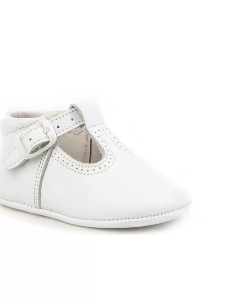 Boy ANGELITOS Infant-Boy Infant Zapato Patuco Piel 247 Blanco