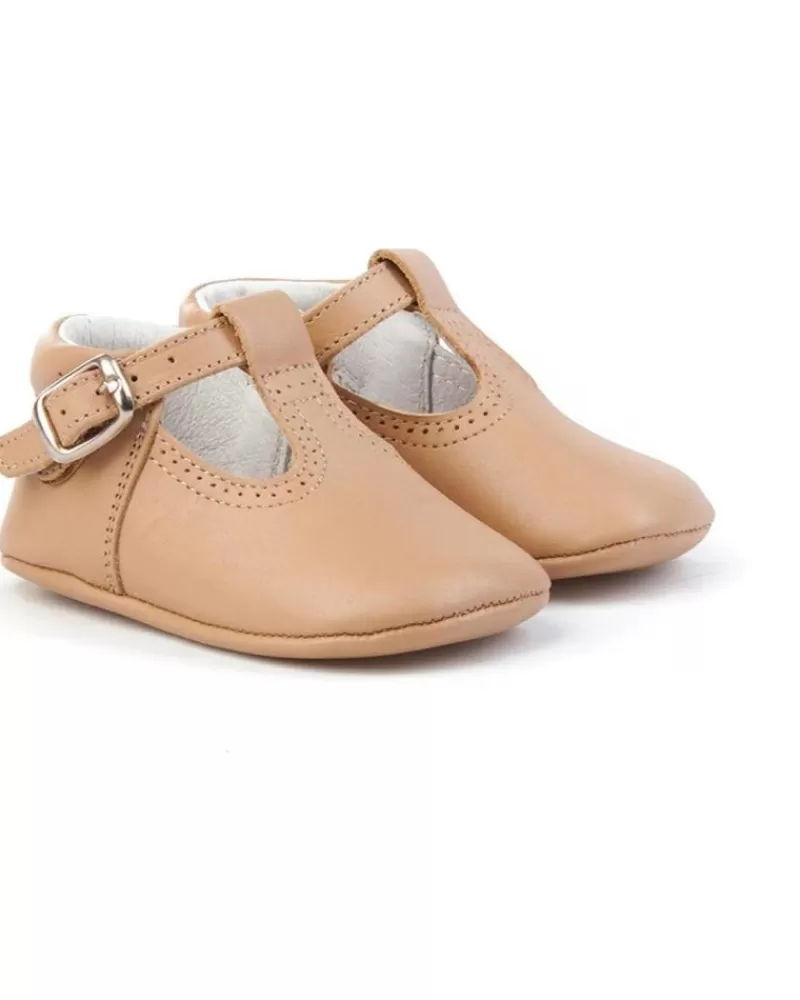 Boy ANGELITOS Infant-Boy Infant Zapato Patuco Piel 247 Camel
