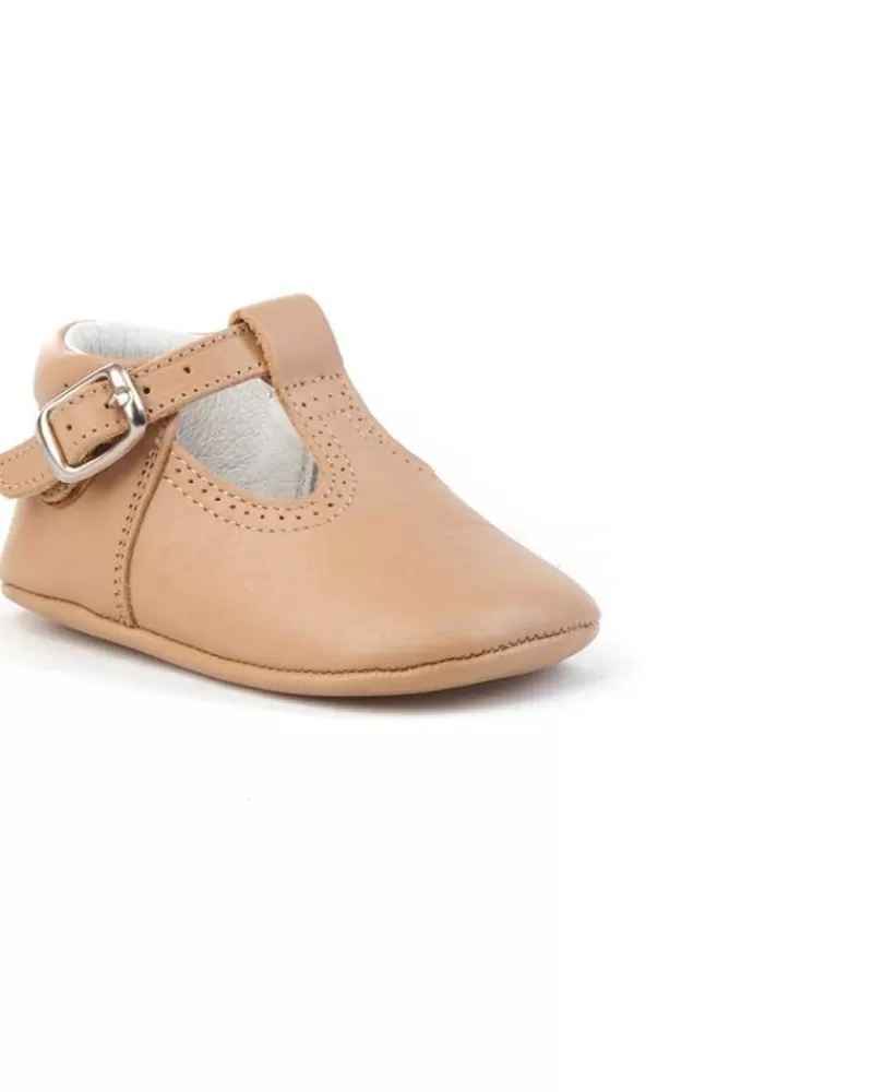 Boy ANGELITOS Infant-Boy Infant Zapato Patuco Piel 247 Camel