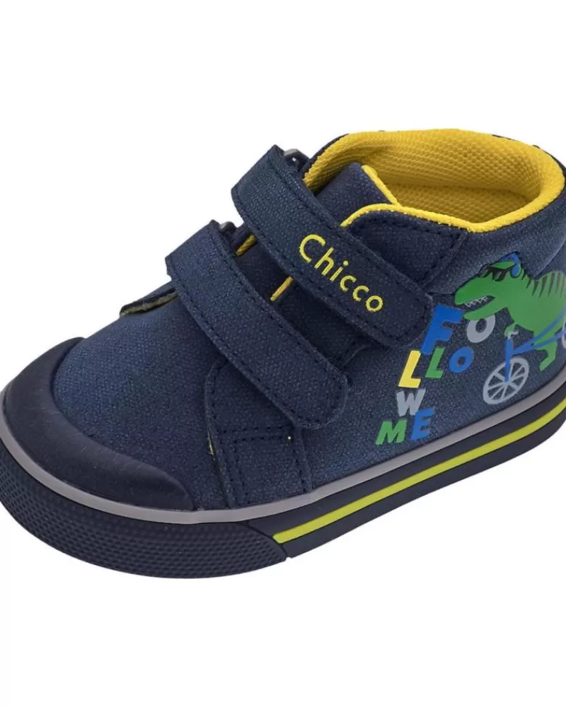 Boy CHICCO Infant-Boy Infant Botin Primeros Pasos 800 Blue Napa