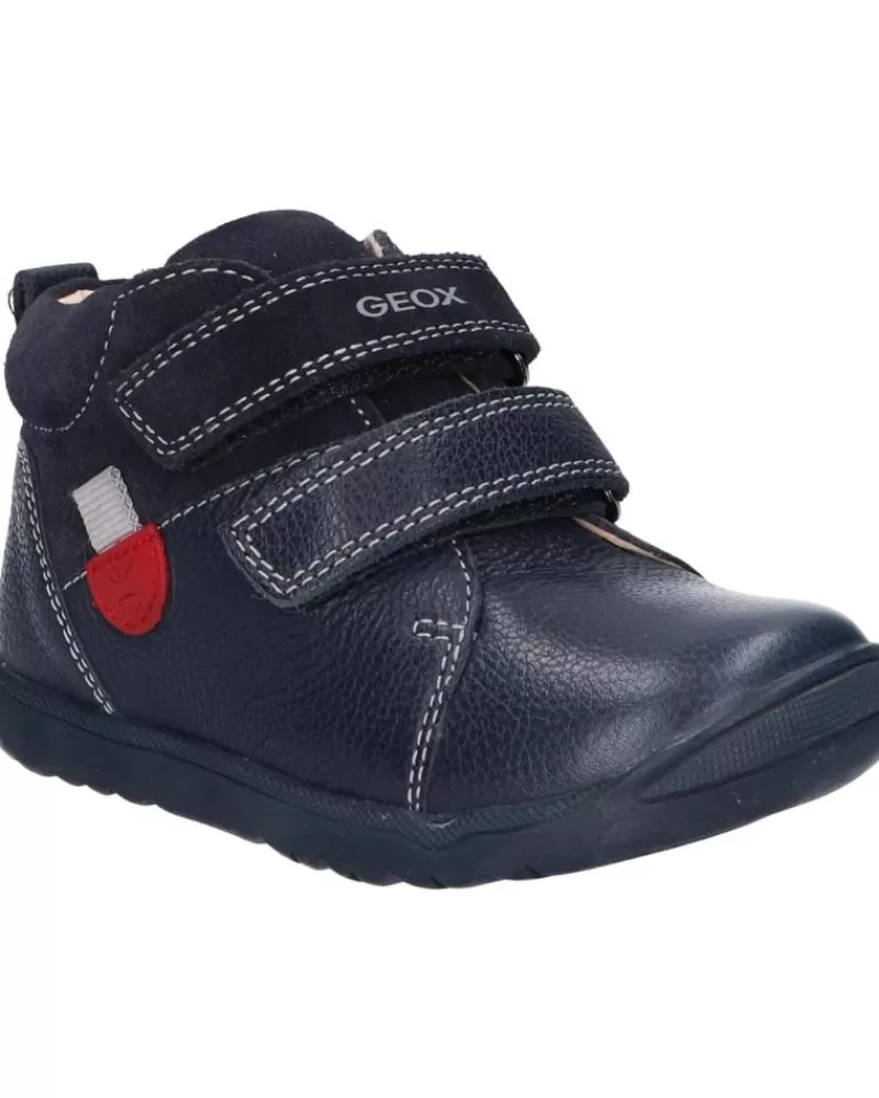 Boy GEOX Mid Boots-Boy Mid Boots B164Na 04622 B Macchia C4002 Navy