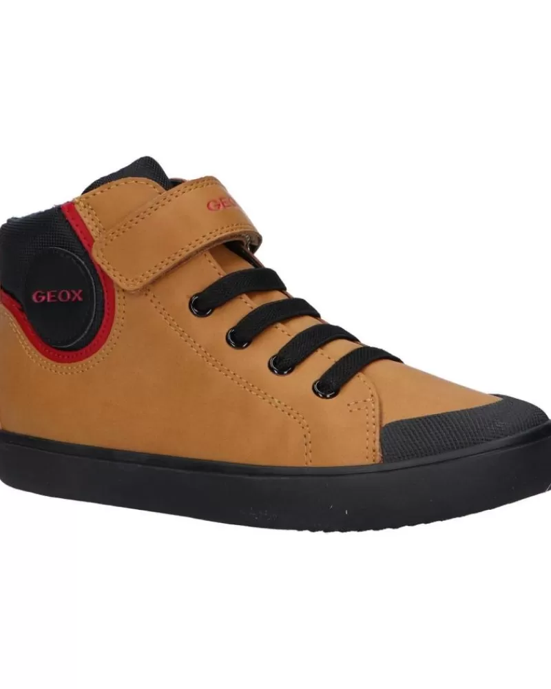Boy GEOX Mid Boots-Boy Mid Boots J365Cf 0Mefu J Gisli C2G9B Dk Yellow-Black