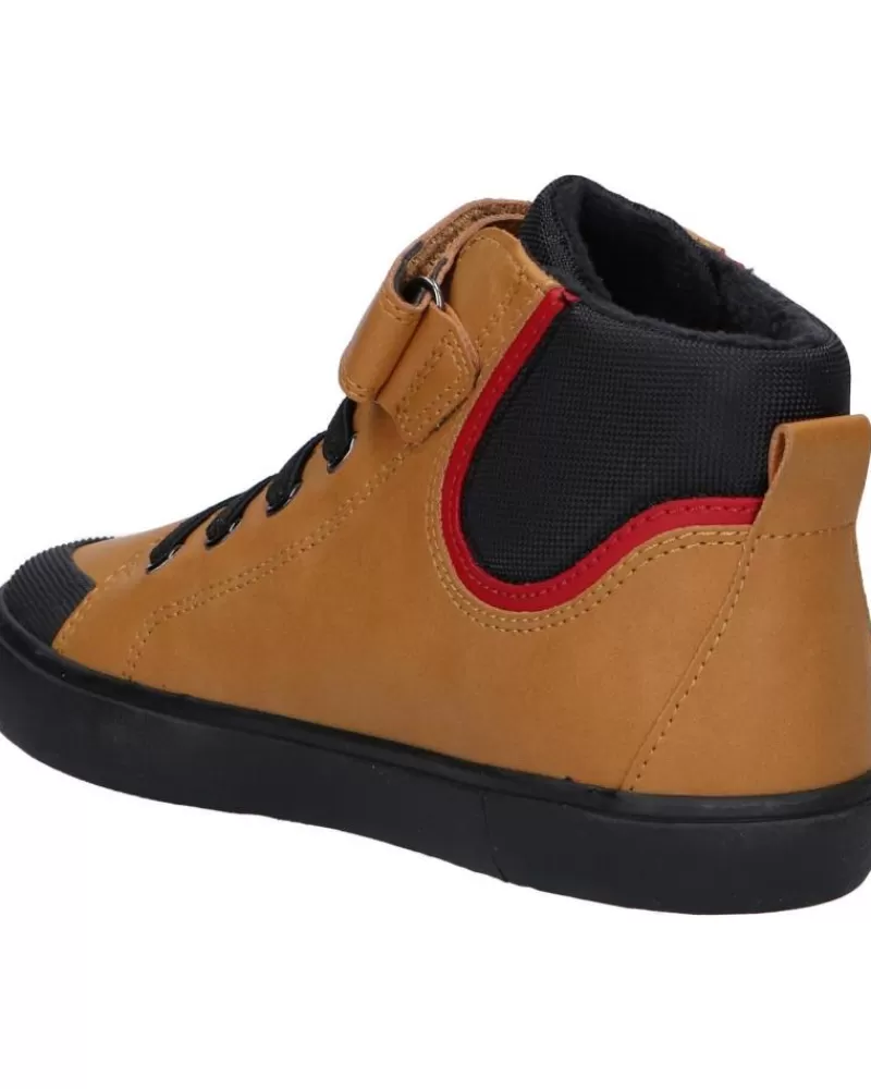 Boy GEOX Mid Boots-Boy Mid Boots J365Cf 0Mefu J Gisli C2G9B Dk Yellow-Black