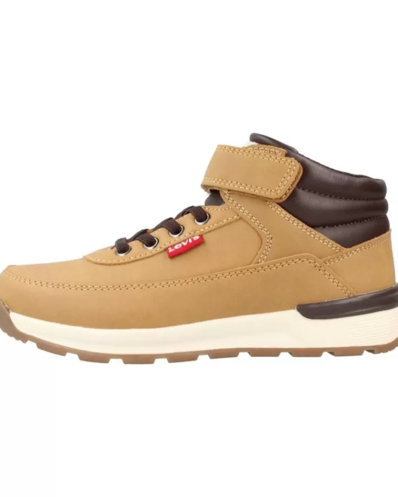 Boy LEVIS Boots-Boy Mid Boots Ascot Marron Claro