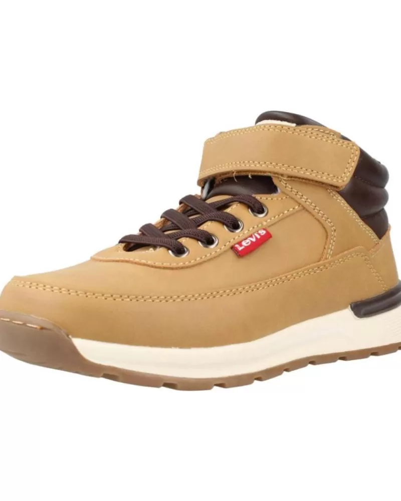 Boy LEVIS Boots-Boy Mid Boots Ascot Marron Claro