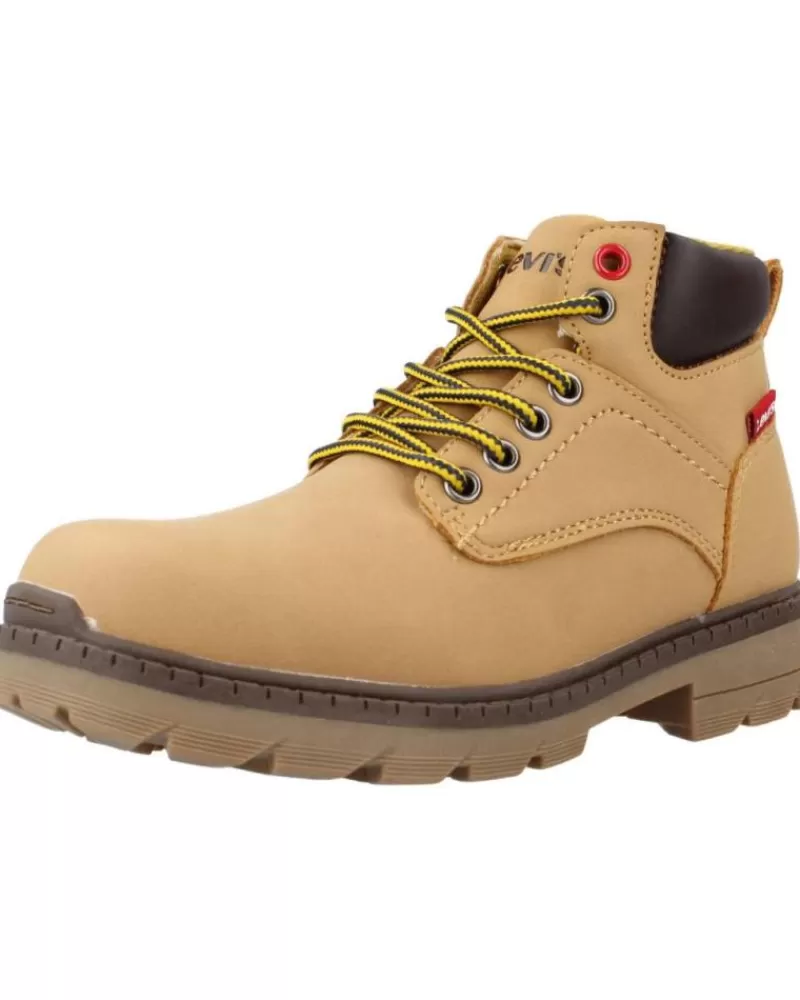 Boy LEVIS Boots-Boy Mid Boots Kids New Peak Vpea0001S Mostaza Amarillo