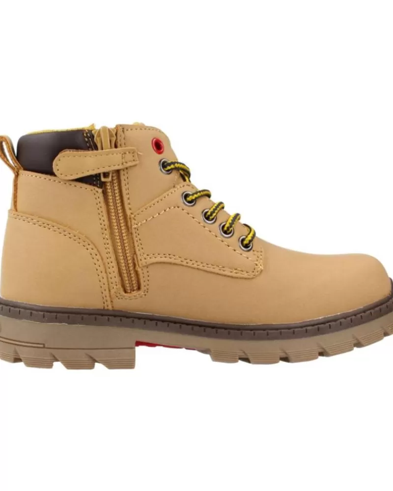 Boy LEVIS Boots-Boy Mid Boots Kids New Peak Vpea0001S Mostaza Amarillo