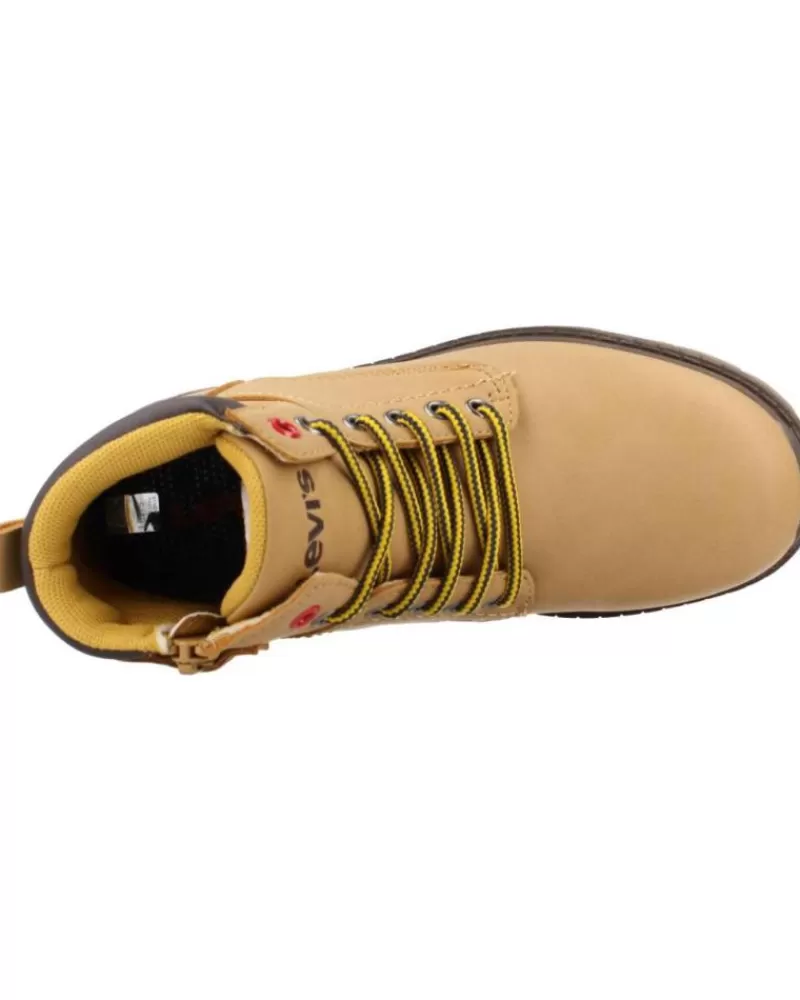Boy LEVIS Boots-Boy Mid Boots Kids New Peak Vpea0001S Mostaza Amarillo