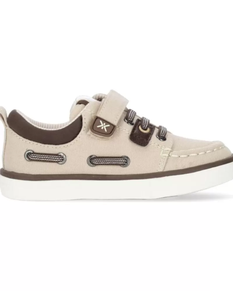 Boy CHIKA10 Boat Shoes-Boy Mocasines Minidino Baby 02 Beig-Beige