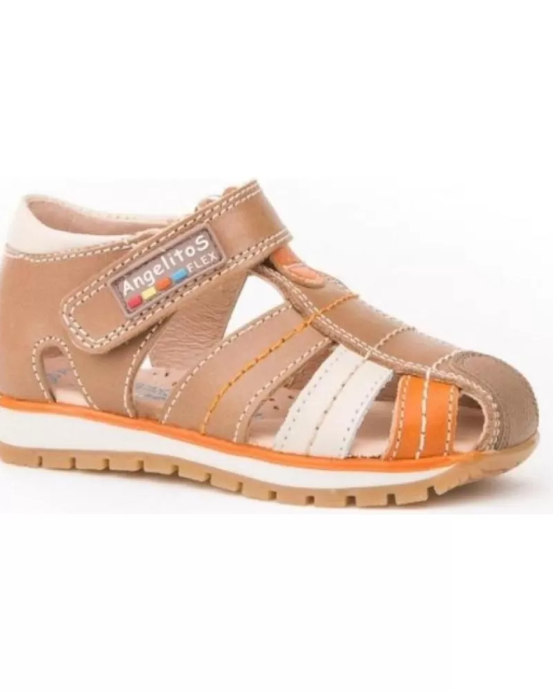 Boy ANGELITOS Sandals-Boy Sandals Sandalias 450 Sandalia Marron
