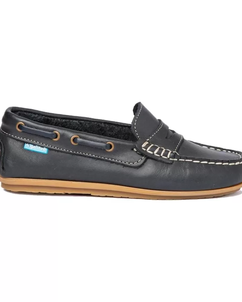Boy ANGELITOS Moccasins-Boy Shoes Nautico Piel 545 Marino