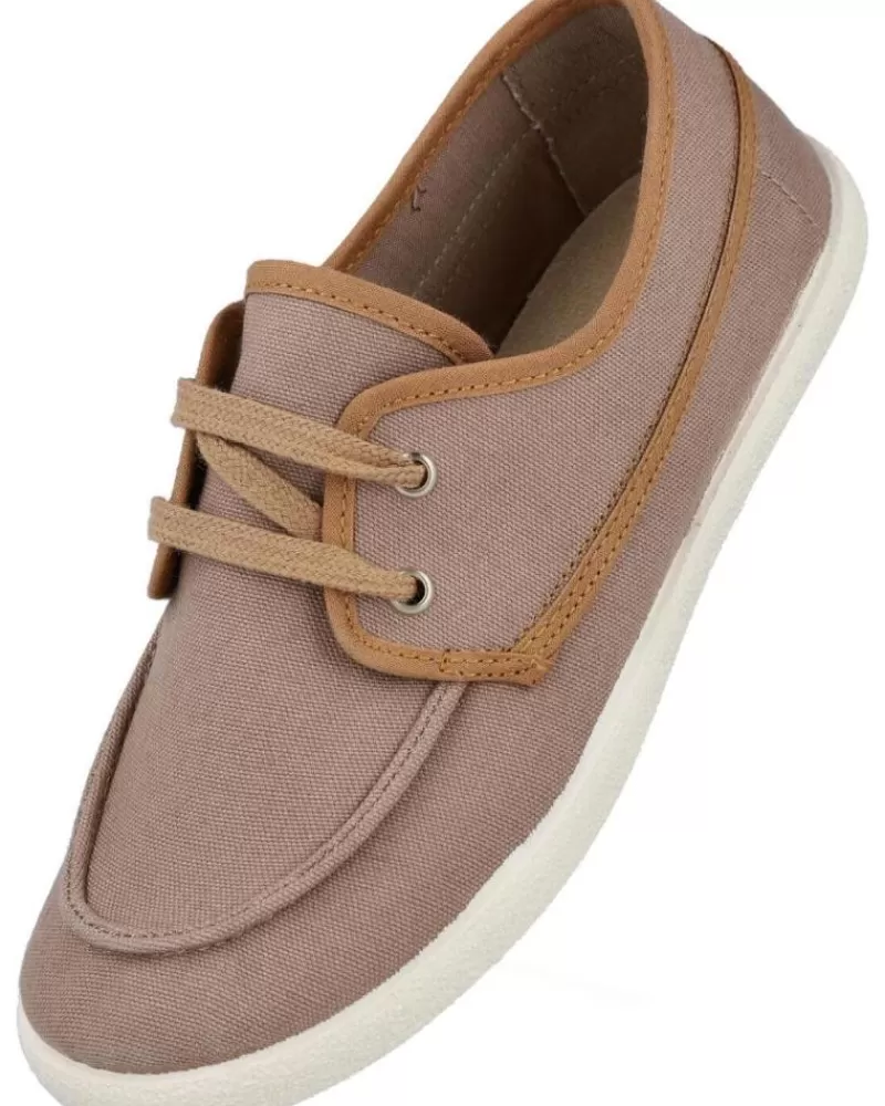 Boy BATILAS Boat Shoes-Boy Shoes 418-001E Zapatillas De Lona Para Nino Beig