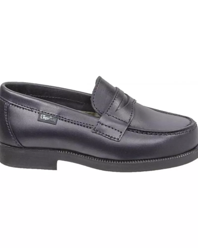 Boy GORILA Shoes-Boy Shoes Mocasines 1502 Azul