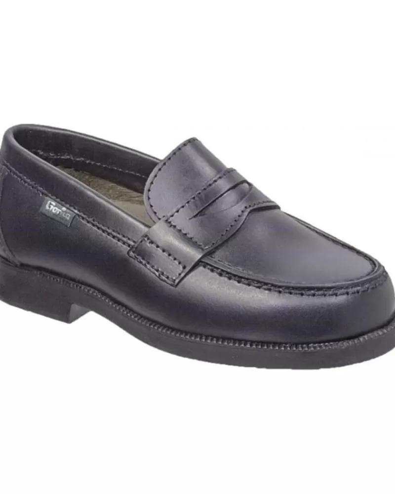 Boy GORILA Shoes-Boy Shoes Mocasines 1502 Azul