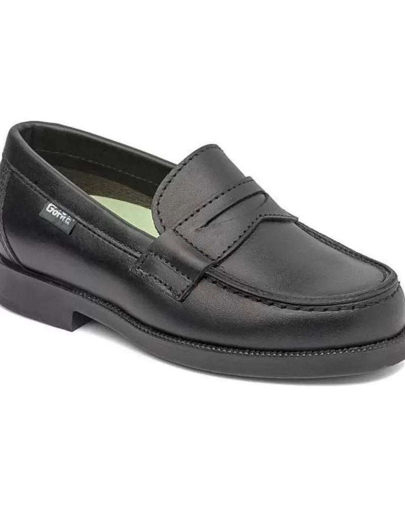 Boy GORILA Shoes-Boy Shoes Mocasines 1502 Negro
