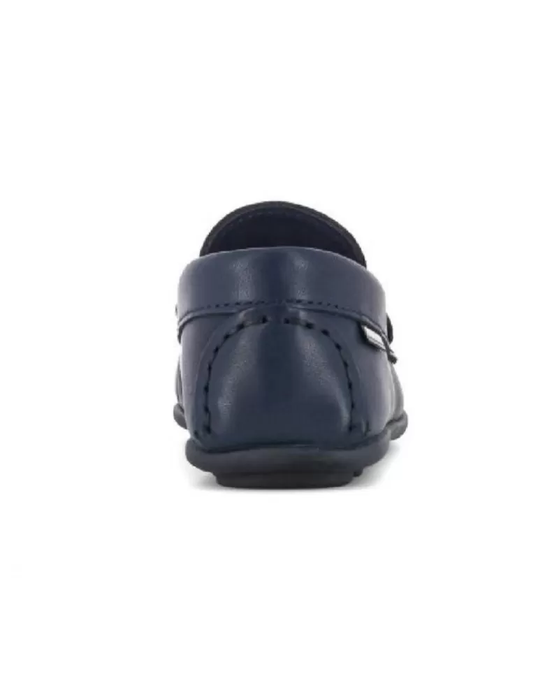 Boy PABLOSKY Moccasins-Boy Shoes - Mocasin Ante Marino Nino Con Estribo Azul Rider Marino