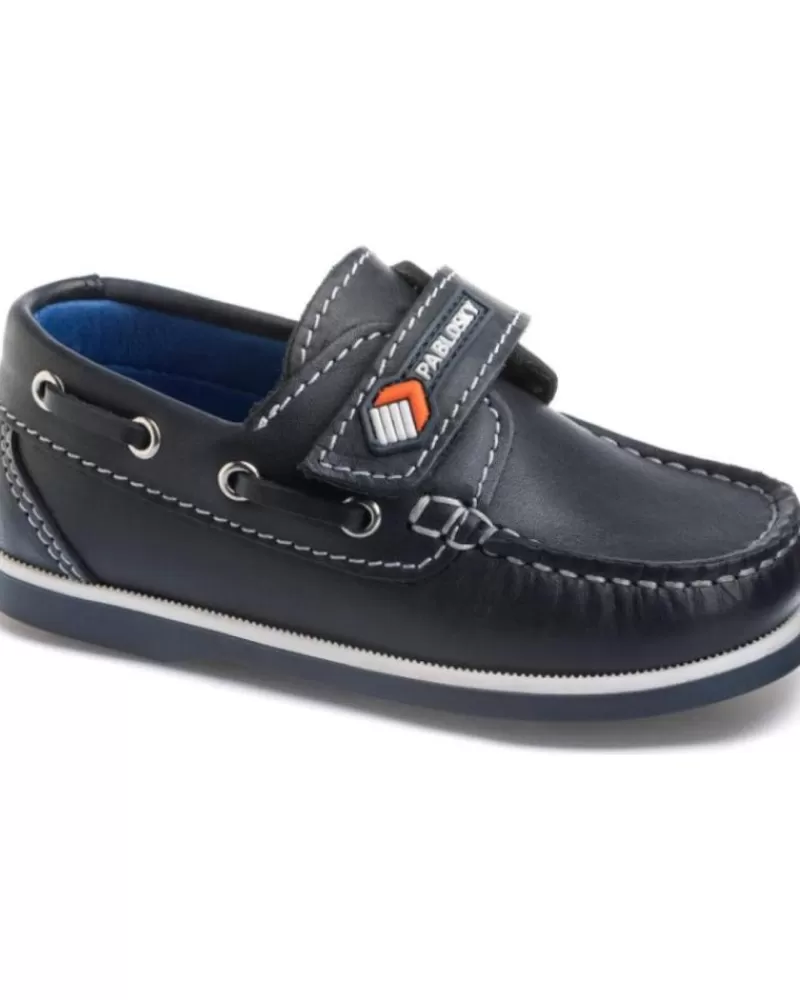 Boy PABLOSKY Boat Shoes-Boy Shoes Vestir 127620 Marino