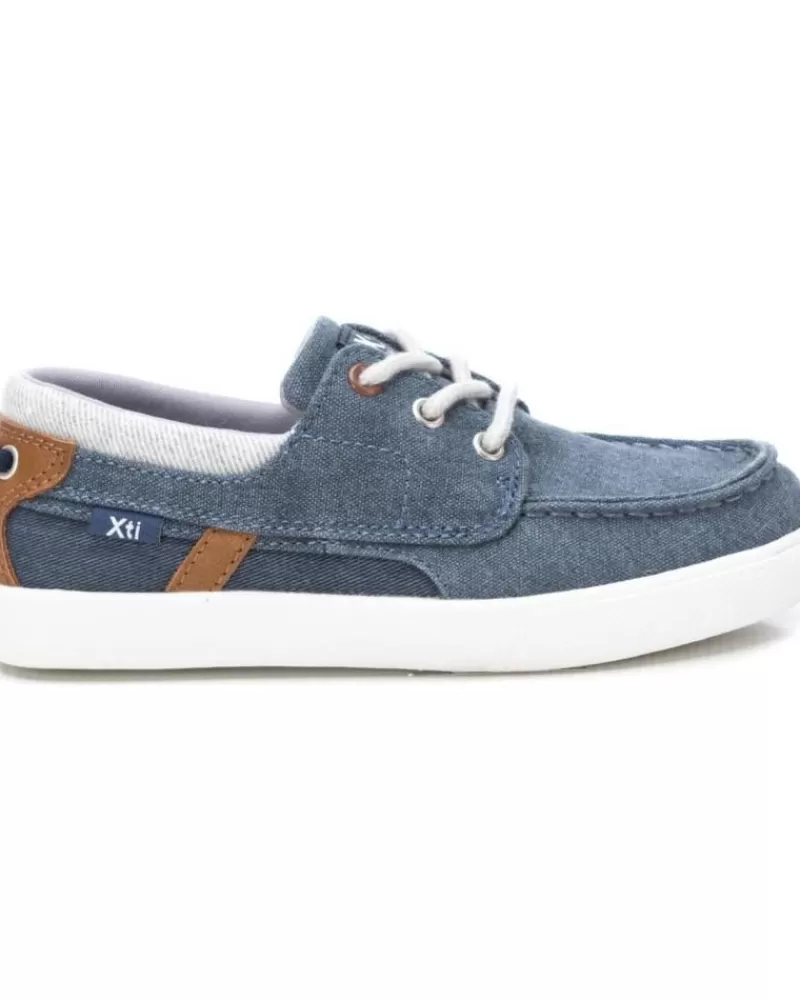 Boy XTI Boat Shoes-Boy Shoes 150425 Navy