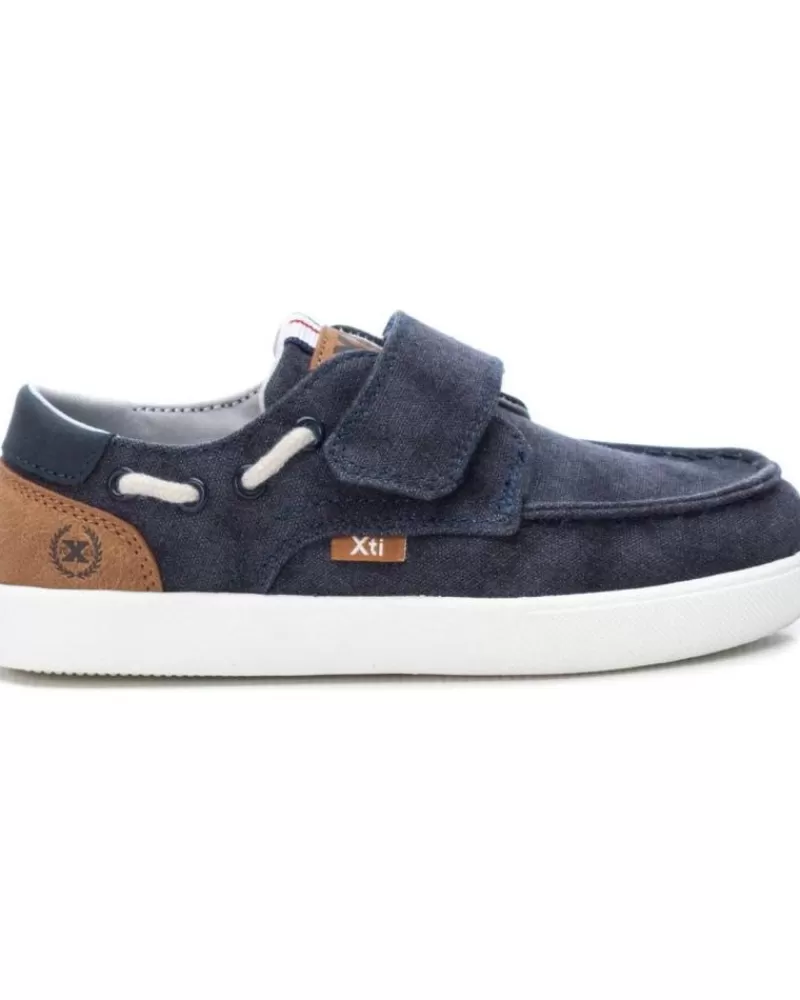 Boy XTI Boat Shoes-Boy Shoes 150427 Navy