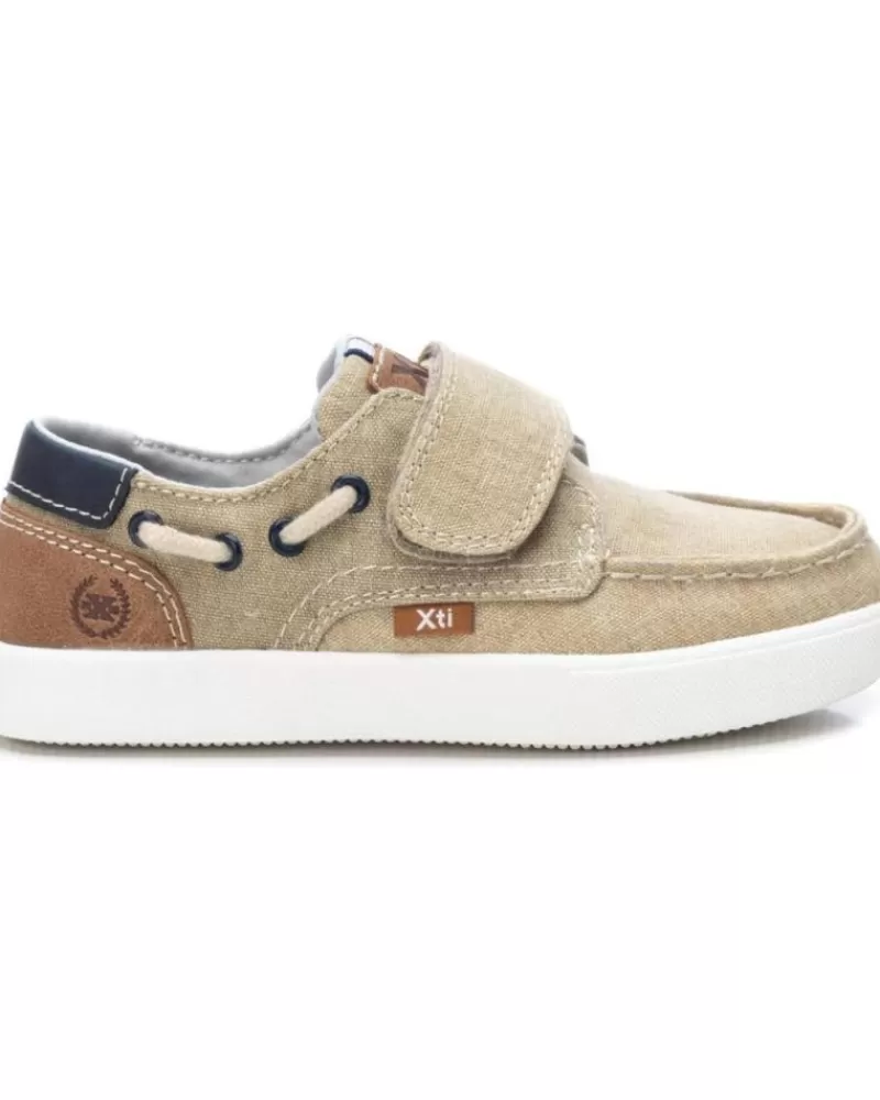 Boy XTI Boat Shoes-Boy Shoes 150427 Taupe
