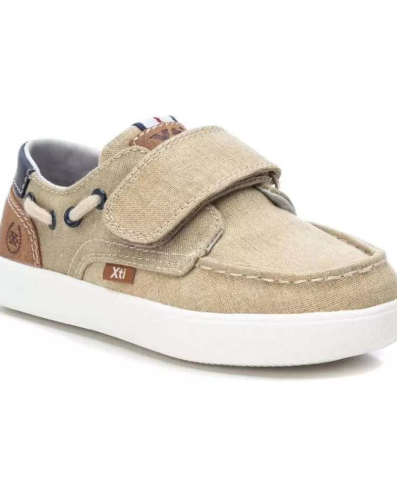 Boy XTI Boat Shoes-Boy Shoes 150427 Taupe