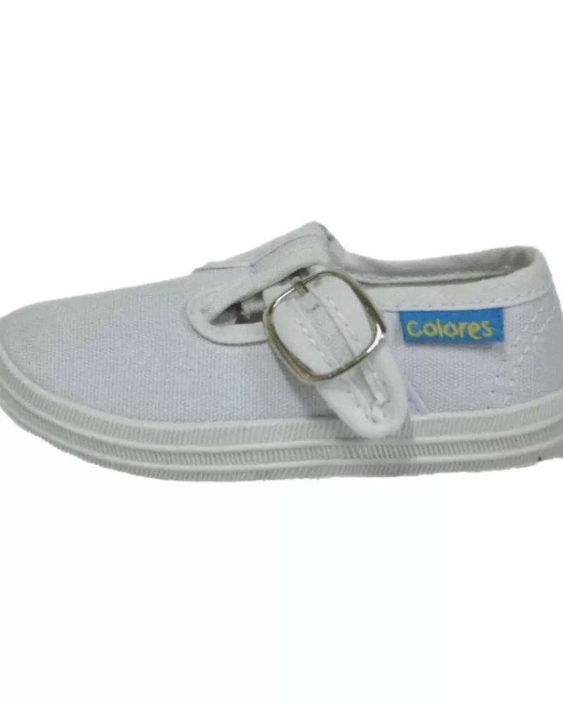 Boy COLORES Trainers-Boy Trainers Pepito Lona 190831 Blanco